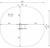 Kuva tuotteen Jousikeinu Lammas V 0609 turva-alueesta