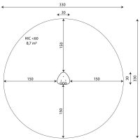 Kuva tuotteen Pöytä V 0800 turva-alueesta
