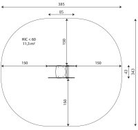 Kuva tuotteen Jousikeinu Lehmä V 0616 turva-alueesta