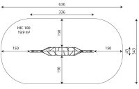 Kuva tuotteen Kiipeilyverkko VN1609 turva-alueesta