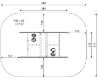 Kuva tuotteen Hiekkalaatikko kannella VWD 1457 turva-alueesta
