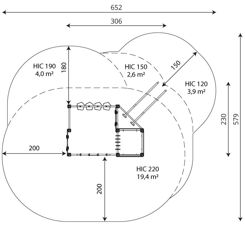 Kuva tuotteen Kiipeilyteline VWD1439 turva-alueesta