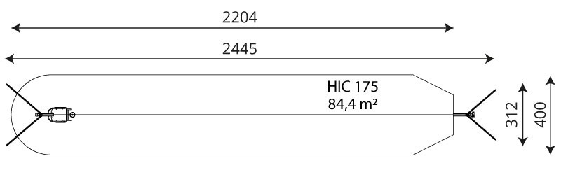 Kuva tuotteen Köysirata V0420 turva-alueesta
