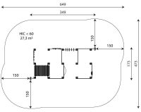 Kuva tuotteen Seikkailurata VWD 1437 turva-alueesta