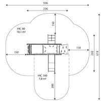 Kuva tuotteen Liukumäki Kuorma-auto V 3103 turva-alueesta