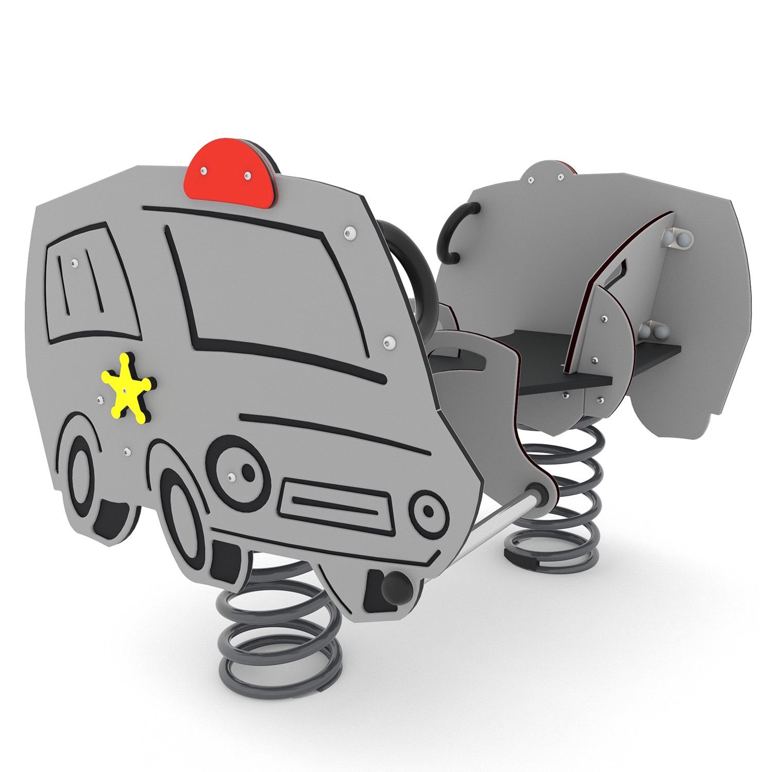 Kuva tuotteesta Jousikeinu Poliisiauto kahdelle V 0630, Kuva 2