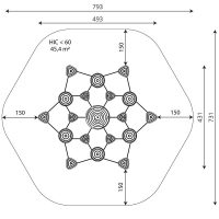 Kuva tuotteen Jousituote Hyökyaallokko V 0627 turva-alueesta