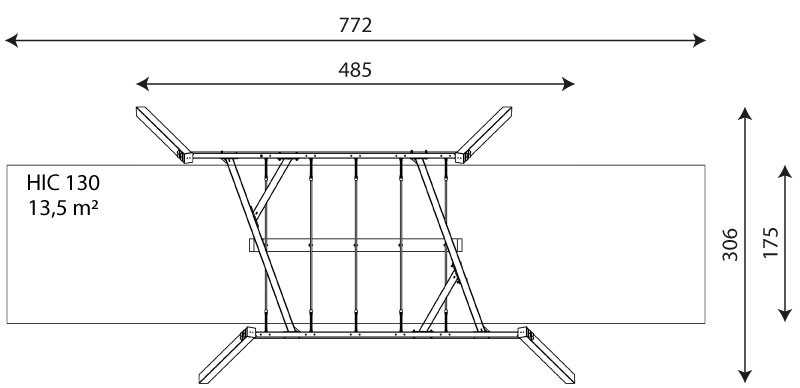 Kuva tuotteen Keinu VST0521 turva-alueesta v2