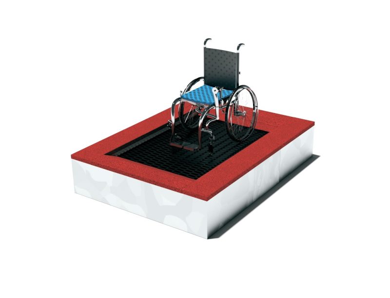 Kuva tuotteesta Esteetön Trampoliini 1,5 x 2 m MP-TZWH 150-200, Kuva 1