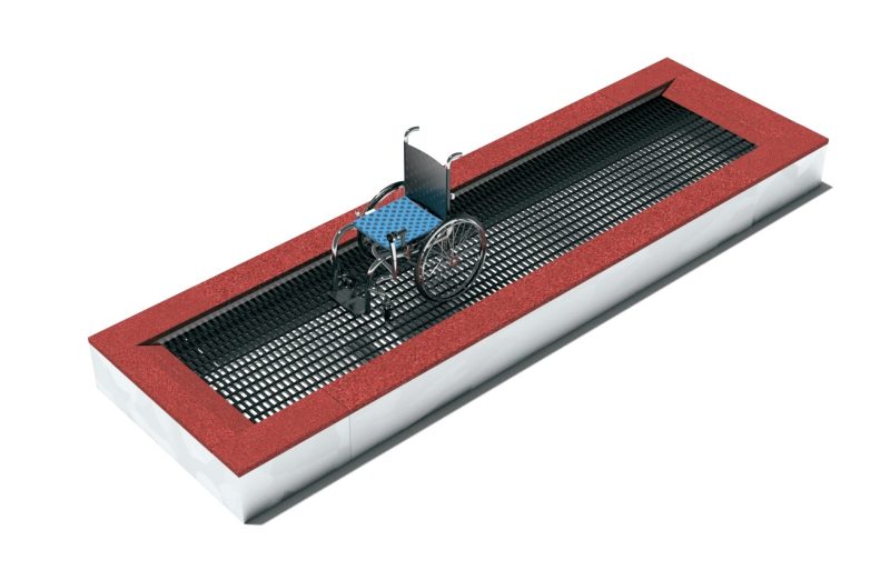 Kuva tuotteesta Esteetön Trampoliini 1,5 x 5 m MP-TZWH 150-500, Kuva 1