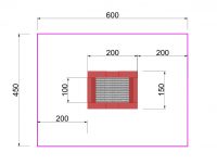 Kuva tuotteen Suorakulmainen Trampoliini 2 x 1,5 m MP-TZMPP-200-150 turva-alueesta