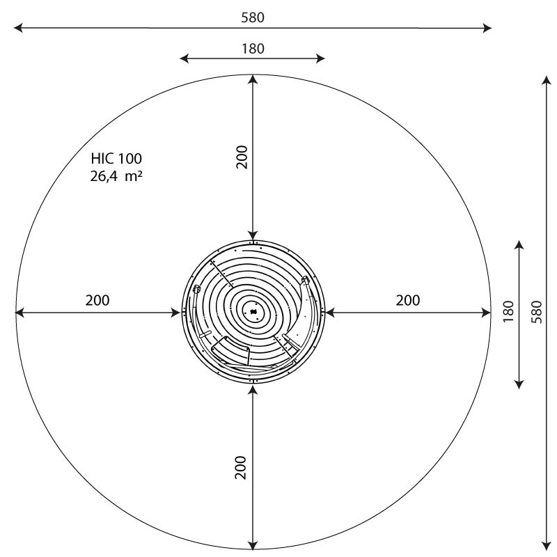 Kuva tuotteen Esteetön Karuselli V 0726 turva-alueesta v2