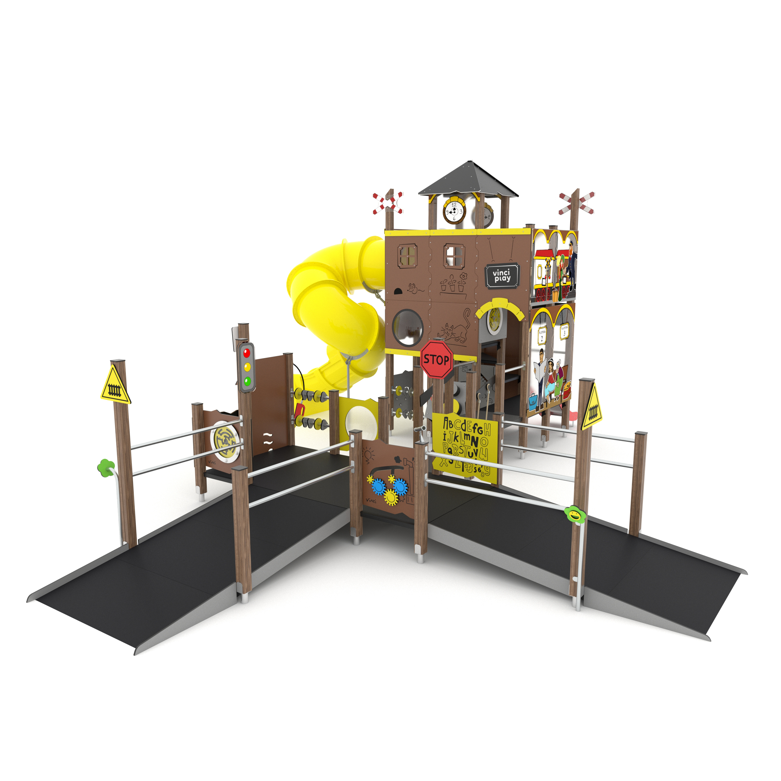 Kuva tuotteesta Esteetön Monitoimiväline Juna-asema VWD 1542, Kuva 1