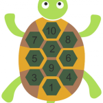 Kuva tuotteesta Kilpikonna Numeroilla 2D-P04, Kuva 1