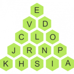 Kuva tuotteesta Pyramidi Kirjaimilla 2D-P24, Kuva 1