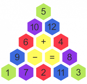 Kuva tuotteesta Pyramidi Numeroilla 2D-P25, Kuva 1