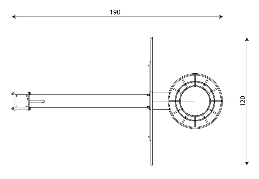 Pohjakuva tuotteesta Koripalloteline, V 2431