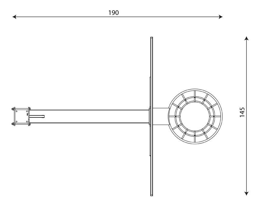 Pohjakuva tuotteesta Koripalloteline, V 2432