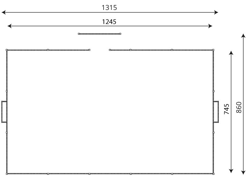 Kuva tuotteesta Peliareena, 8 m x 13 m, Ekologinen V 2402C, Pohjakuva