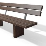 Kuva tuotteesta Eifel penkki selkänojalla, Ekologinen HBNA05200, Kuva 1