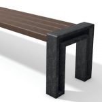 Kuva tuotteesta Hyde Park penkin jatkomoduuli, Ekologinen HHPA10150, Kuva 1