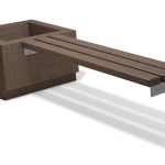 Kuva tuotteesta Iona penkin jatkomoduuli, Ekologinen HBMB10150, Kuva 1