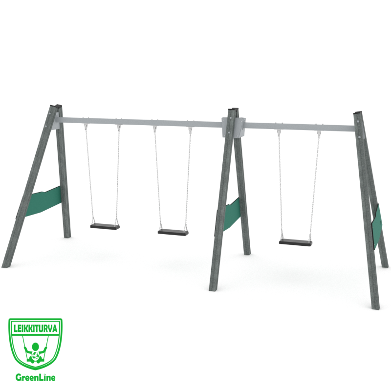 Kuva tuotteesta Keinurunko kolmelle VWD1491Q, Ekologinen, Kuva 1