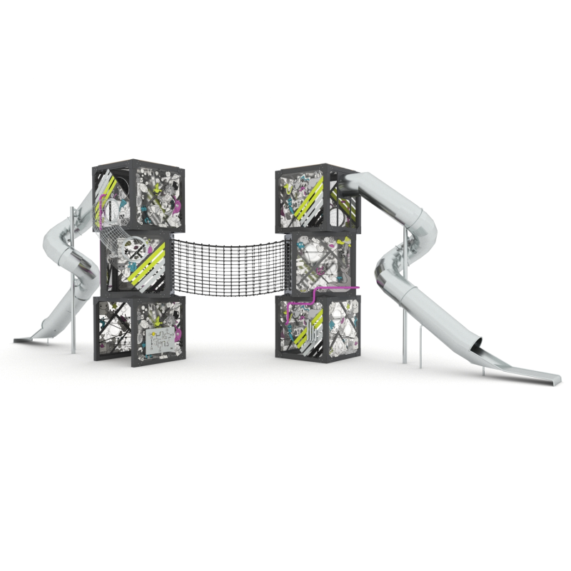 Kuva tuotteesta Qubix 5, Pieni Aktiviteettikeskus Putkiliukumäillä ja Köysisillalla V 2506, Kuva 1